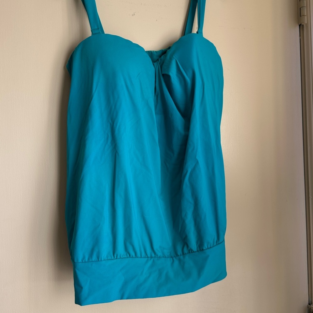 Coco Reef Blue Bustier Side Tie Tank Top